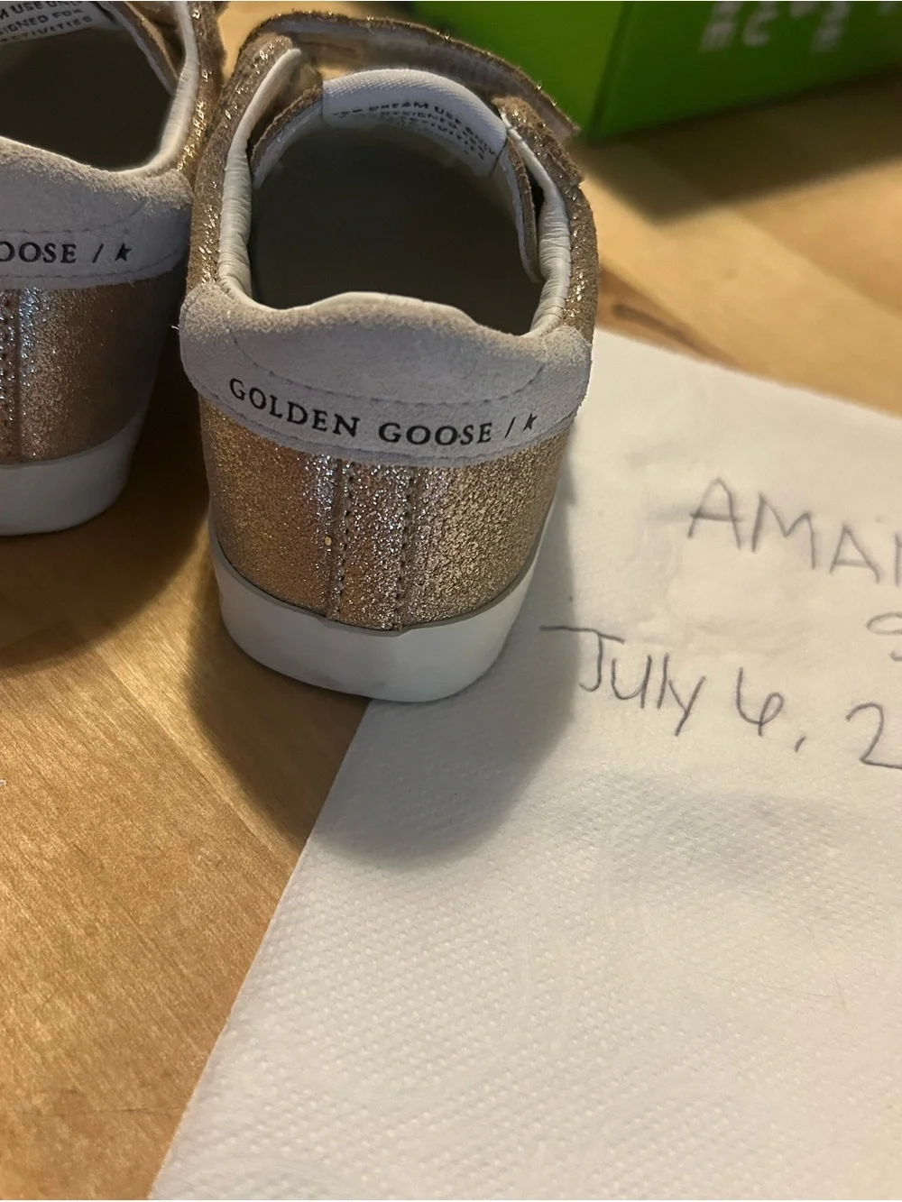 Golden Goose kids size 21 sneaker